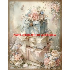 Látkový panel VINTAGE VÁNOČNÍ 597-7