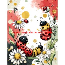 Látkový panel kolekce LADYBUG  600-107