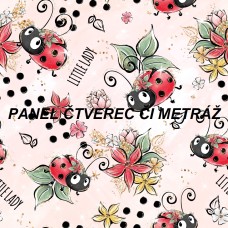 Látkový panel  či metráž kolekce LADYBUG  600-139