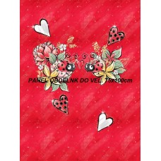 Látkový panel kolekce LADYBUG  600-157