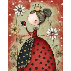 Látkový panel kolekce LADYBUG  600-17