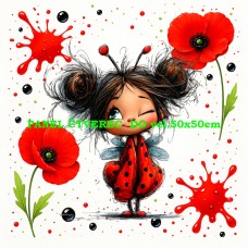 Látkový panel kolekce LADYBUG 600-210