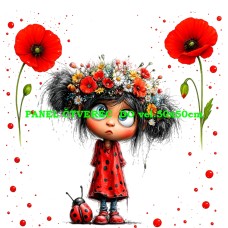 Látkový panel kolekce LADYBUG 600-211