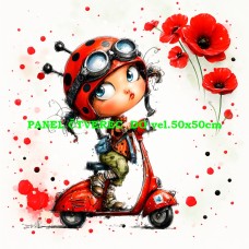 Látkový panel kolekce LADYBUG 600-220