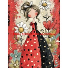 Látkový panel kolekce LADYBUG  600-23