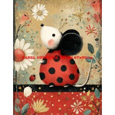 BAVLNĚNÝ PANEL 19x25 cm  lpz713