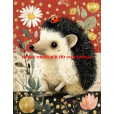 BAVLNĚNÝ PANEL 19x25 cm  lpz719