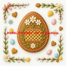 Látkový panel kolekce VELIKONOČNÍ PERNÍČKY  603-158