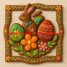 Látkový panel kolekce VELIKONOČNÍ PERNÍČKY  603-168