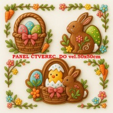 Látkový panel kolekce VELIKONOČNÍ PERNÍČKY  603-169