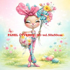 BAVLNĚNÝ PANEL 15x15 cm vef203