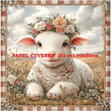 BAVLNĚNÝ PANEL 25x25 cm vef197