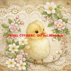 BAVLNĚNÝ PANEL 25x25 cm vef196