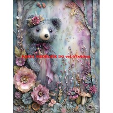 Látkový panel  kolekce  PASTELOVÝ SVĚT 605-144