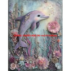 Látkový panel  kolekce  PASTELOVÝ SVĚT 605-146