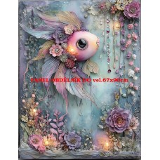 Látkový panel  kolekce  PASTELOVÝ SVĚT 605-150