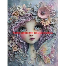 Látkový panel  kolekce  PASTELOVÝ SVĚT 605-2