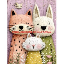 Látkový panel  kolekce  PASTELOVÝ SVĚT 605-216