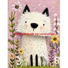 Látkový panel  kolekce  PASTELOVÝ SVĚT 605-243