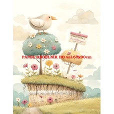 Látkový panel  kolekce  PASTELOVÝ SVĚT 605-257