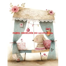 Látkový panel  kolekce  PASTELOVÝ SVĚT 605-263