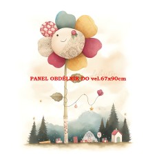 Látkový panel  kolekce  PASTELOVÝ SVĚT 605-267