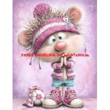 Látkový panel  kolekce  PASTELOVÝ SVĚT 605-294