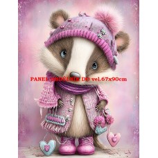 Látkový panel  kolekce  PASTELOVÝ SVĚT 605-297