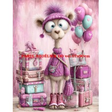 Látkový panel  kolekce  PASTELOVÝ SVĚT 605-301