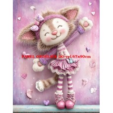 Látkový panel  kolekce  PASTELOVÝ SVĚT 605-306