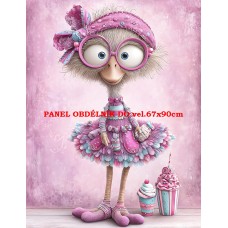 Látkový panel  kolekce  PASTELOVÝ SVĚT 605-307