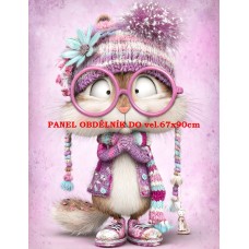 Látkový panel  kolekce  PASTELOVÝ SVĚT 605-311