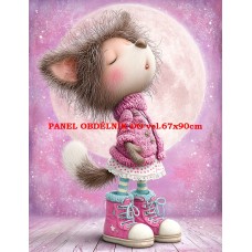 Látkový panel  kolekce  PASTELOVÝ SVĚT 605-313