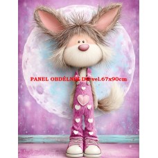 Látkový panel  kolekce  PASTELOVÝ SVĚT 605-314