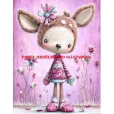 Látkový panel  kolekce  PASTELOVÝ SVĚT 605-316