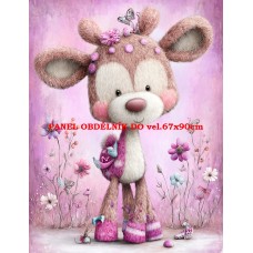 Látkový panel  kolekce  PASTELOVÝ SVĚT 605-317