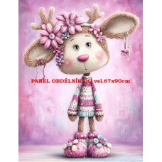 Látkový panel  kolekce  PASTELOVÝ SVĚT 605-320