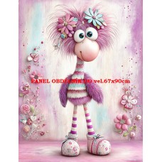 Látkový panel  kolekce  PASTELOVÝ SVĚT 605-323