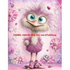 Látkový panel  kolekce  PASTELOVÝ SVĚT 605-328