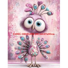 Látkový panel  kolekce  PASTELOVÝ SVĚT 605-332