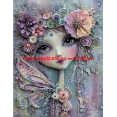 Látkový panel  kolekce  PASTELOVÝ SVĚT 605-35