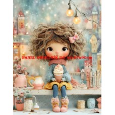 Látkový panel  kolekce  PASTELOVÝ SVĚT 605-353