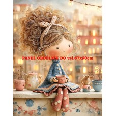 Látkový panel  kolekce  PASTELOVÝ SVĚT 605-354