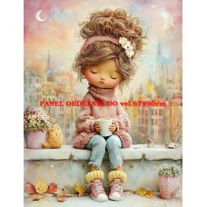 Látkový panel  kolekce  PASTELOVÝ SVĚT 605-355