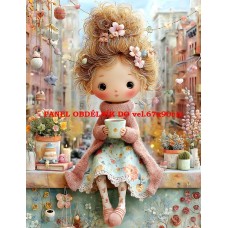 Látkový panel  kolekce  PASTELOVÝ SVĚT 605-356