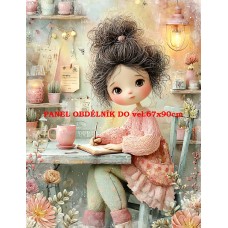 Látkový panel  kolekce  PASTELOVÝ SVĚT 605-360