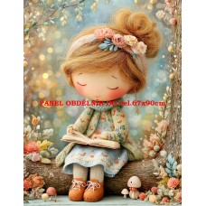 Látkový panel  kolekce  PASTELOVÝ SVĚT 605-362