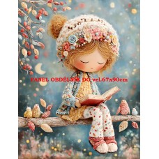 Látkový panel  kolekce  PASTELOVÝ SVĚT 605-363