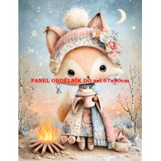 Látkový panel  kolekce  PASTELOVÝ SVĚT 605-383