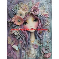 Látkový panel  kolekce  PASTELOVÝ SVĚT 605-4